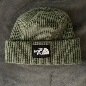 North Face Green Beanie